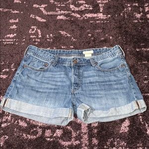 H&M Boyfriend Fit Denim Shorts